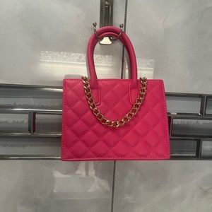 Hot pink purse